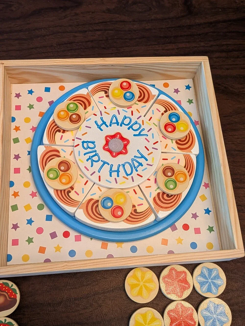 Melissa & Doug New Wooden Birthday Cake Playset and Books Sandra Boynton
